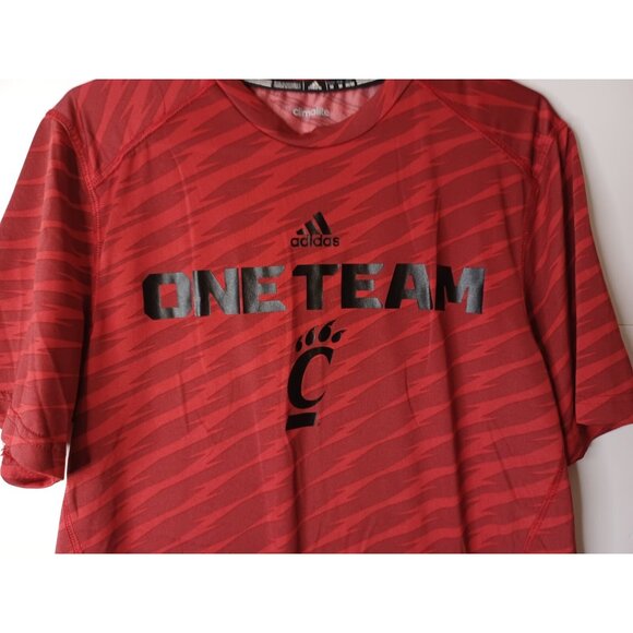 Cincinnati Bearcats Adidas Climalite Training Crew Size Medium T-Shirt - Picture 2 of 5